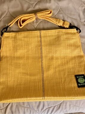 Yellow Tote Crossbody Bag